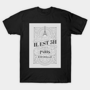 It's 5 o'clock in Paris wakes up - Dutronc T-Shirt